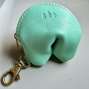 Portland Leather fortune cookie keychain